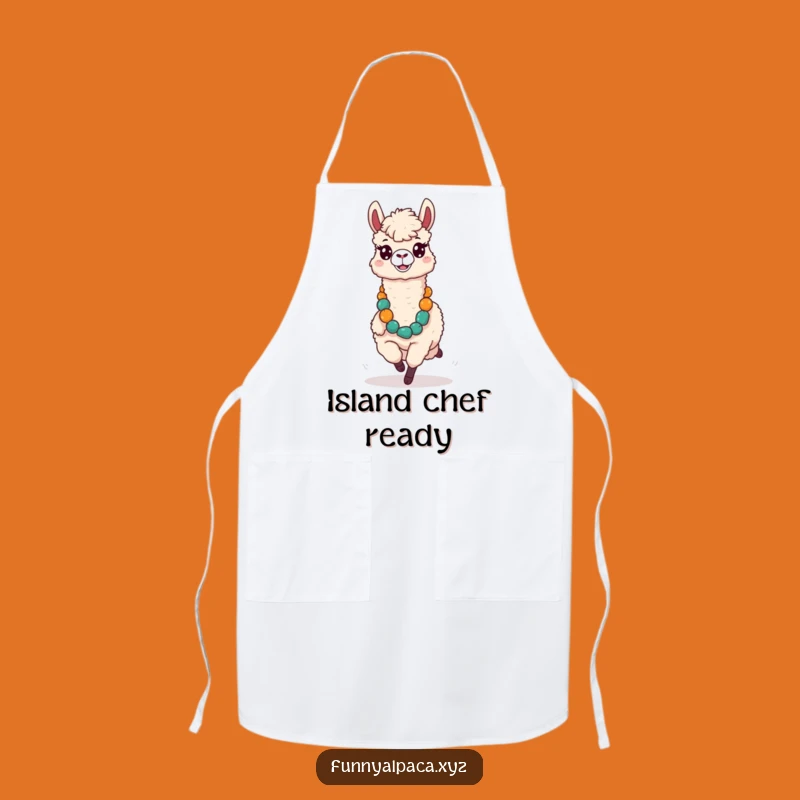 Funny Silly Alpaca Apron - Hilarious Kitchen Wear for Party Hosts