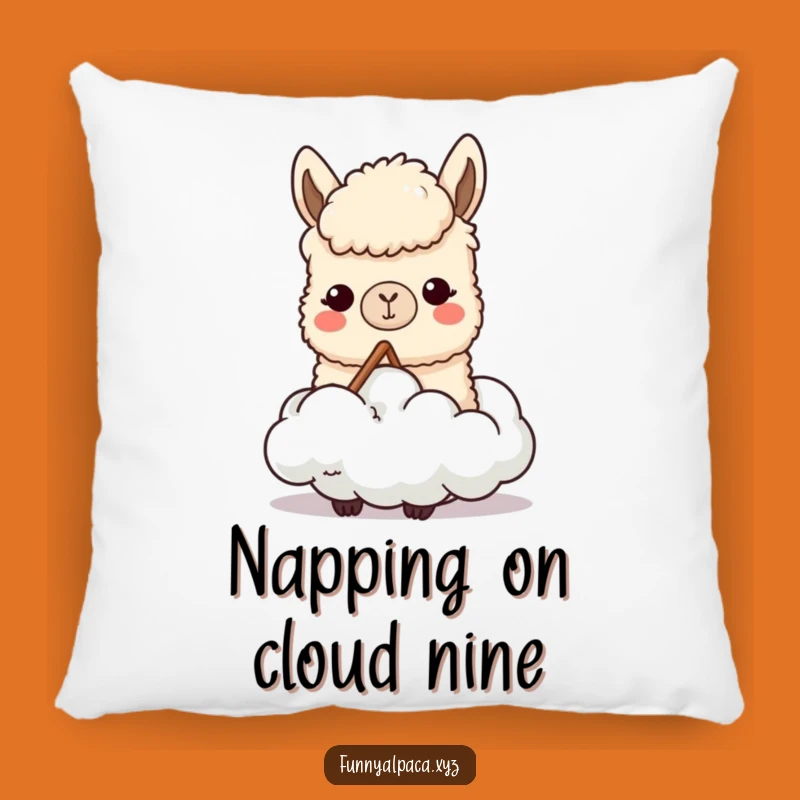 Funny Content Alpaca Pillow: Cozy Cloud Chewing Comfort, Ideal Gift