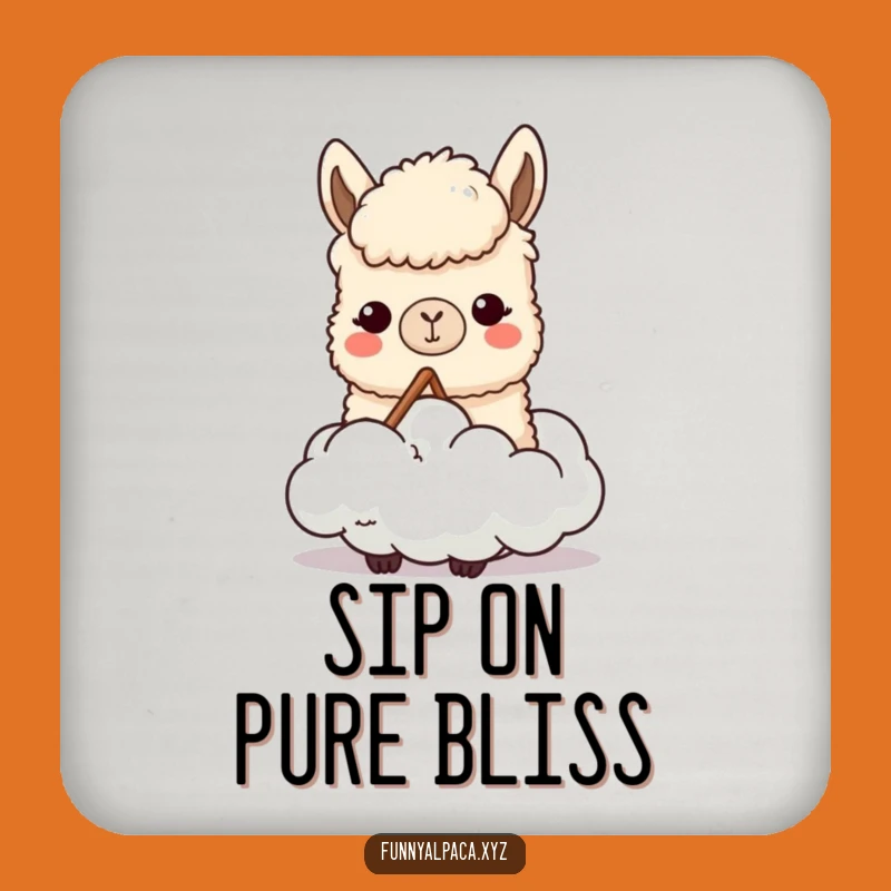 Funny Content Alpaca Coaster: Protect Surfaces with Whimsy, Perfect Gift