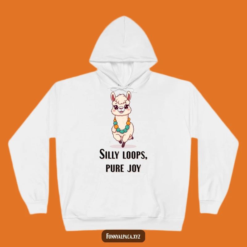 Funny Silly Alpaca Hoodie - Cozy and Hilarious Tropical Vibe