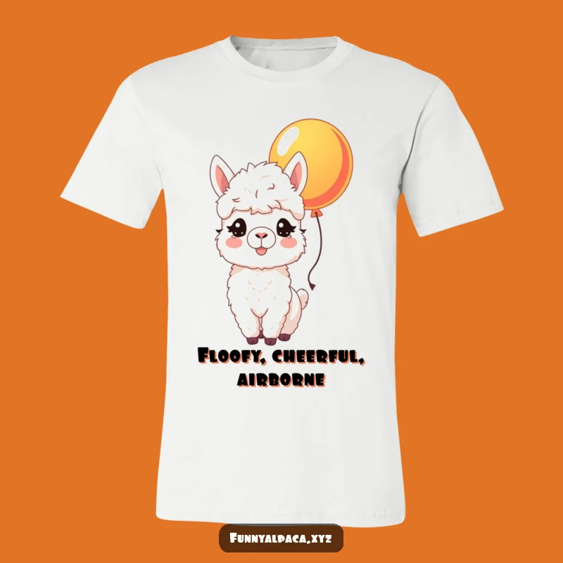 Funny Joyful Alpaca T-Shirt - Cheerful Gift for Happiness Seekers