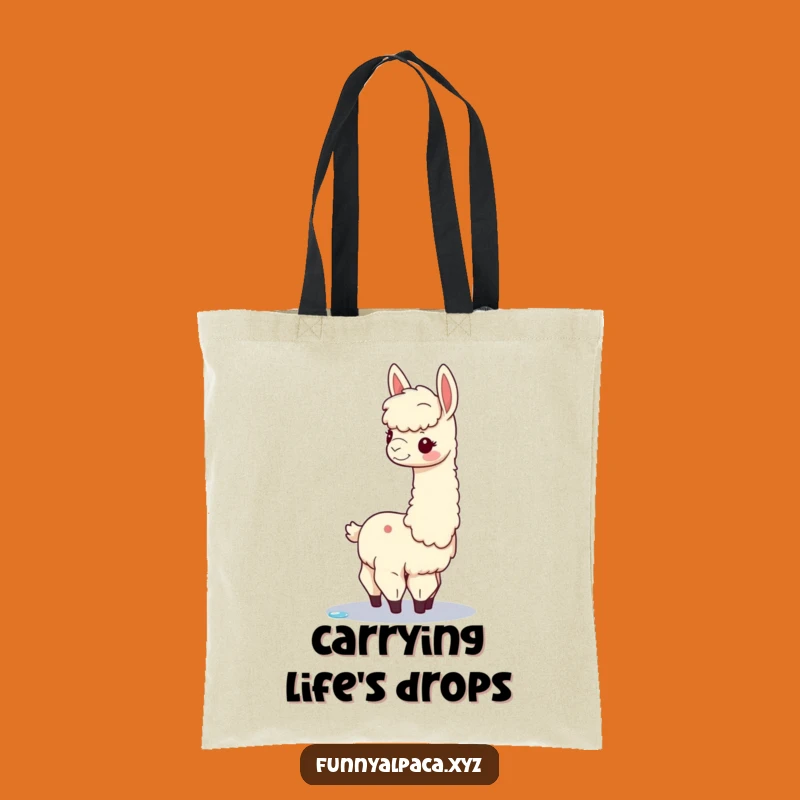 Funny Alpaca Balance Tote: Carry Elegance with Humorous Flair!