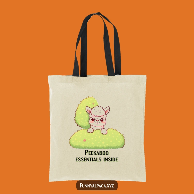 Funny Alpaca Bush Tote Bag - Curious Accessory, Ideal Gift for Adventurers!